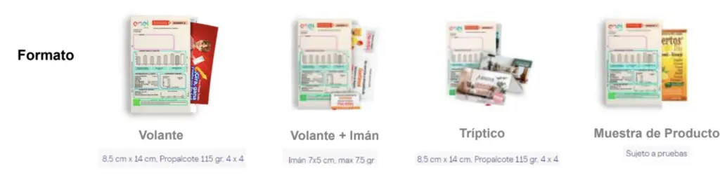 Insertos en facturas de servicios públicos